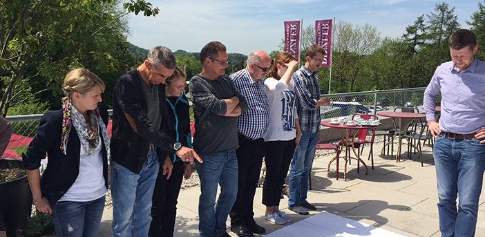 Mitarbeiter:innen beim Workshop Konfliktkompetenz stärken